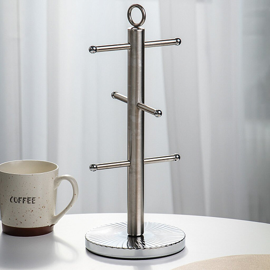 Держатель для кружек, металл, 15х36 см, Y4-9649