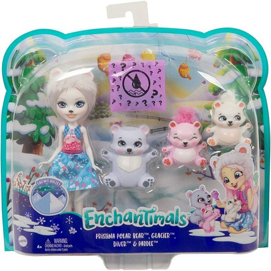 Кукла Enchantimals, 22х25х6 см, GJX43, в ассортименте