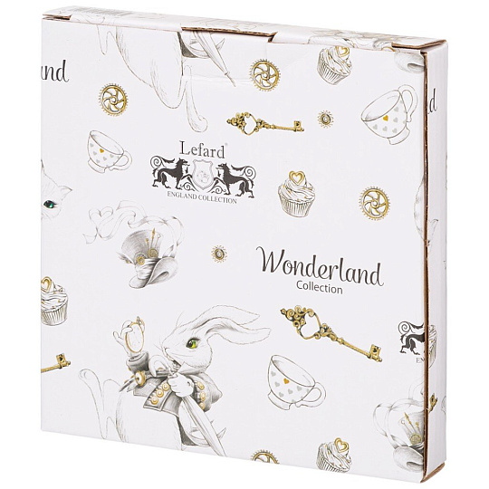 Тарелка фарфор, 15х2 см, фигурная в форме сердца, Wonderland, Lefard, 590-448