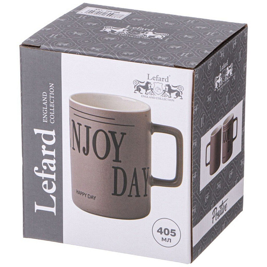 Кружка фарфор, 405 мл, Enjoy Day, Lefard, 260-988
