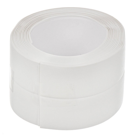 Бордюрная лента для ванн 60 мм, белая, 3.25 м, ComfortFactor