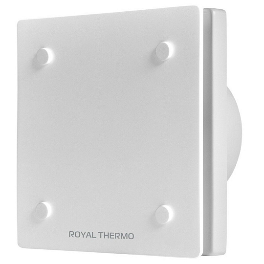 Вентилятор вытяжной настенный, Royal Thermo, установочный диаметр 100 мм, 12 Вт, 95 м³/ч, обратный клапан, белый, RAFC 100 White, НС-1608378