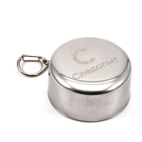Стакан походный, нержавеющая сталь, 0.25 л, складной, Следопыт, PF-CWS-P25
