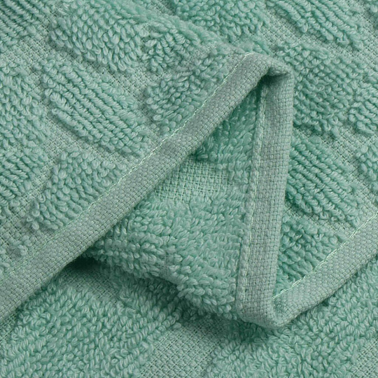 Полотенце банное 50х90 см, 100% хлопок, 500 г/м2, Lidya Jacquard, Anilsan, мятное, Турция, 60725090