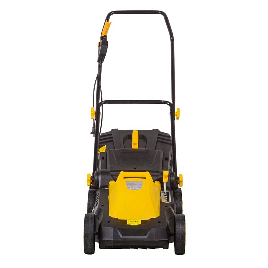 Газонокосилка электрическая, Huter, ELM-1400P, 38 см, 45 л, 25-55 мм, 3200 об/мин, 70/4/4