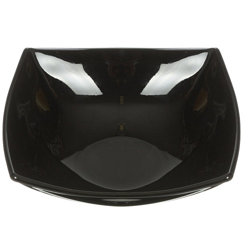 Салатник стеклокерамика, квадратный, 14 см, Quadrato Black, Luminarc, H3669, черный