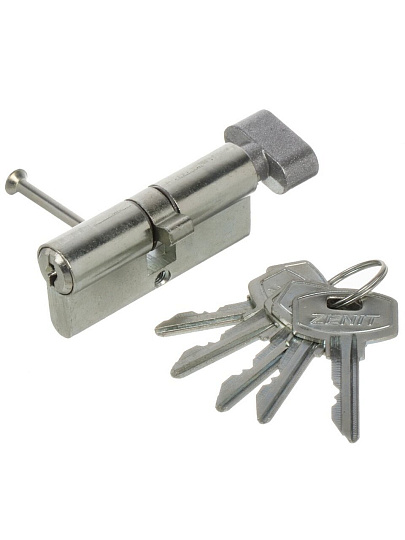 Личинка замка двери Зенит, МЦ1П-5-70, БП-00010741, 70 мм, цинк