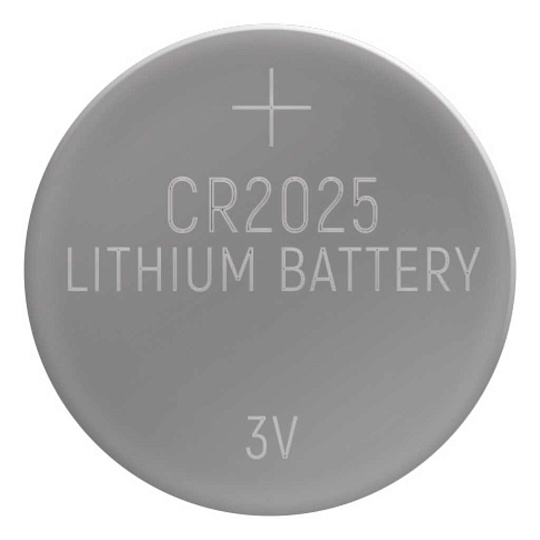 Батарейка General Lighting Systems, CR2025, GBAT-CR2025, литиевая, 3 В, блистер, 5 шт, кнопочная, 800567