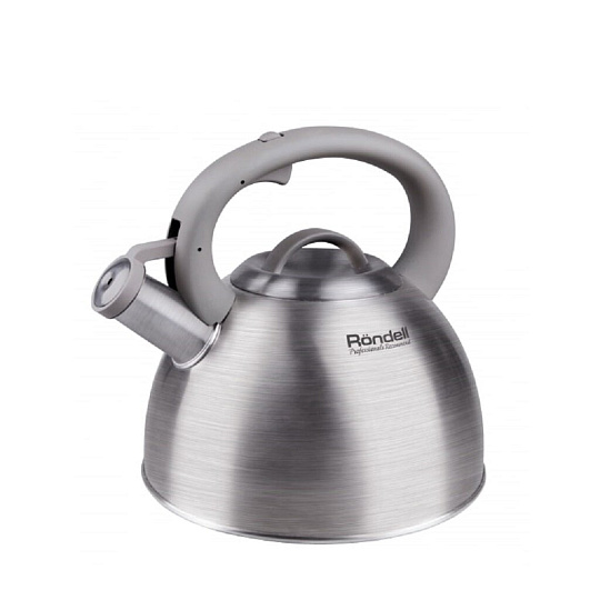 Чайник из нержавеющей стали Rondell Balance RDS-434 со свистком, 3 л
