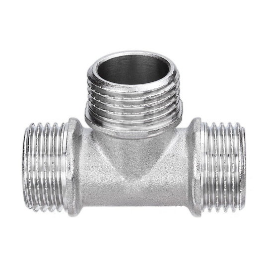 Тройник 1/2", ш-ш-ш, латунь, AquaLink