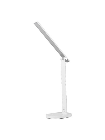 Светильник светодиодный настольный 10 Вт, белый глянцевый, General Lighting Systems, 044, 800044, 500лм, сенсорное включение, 3 цвета температуры, диммер