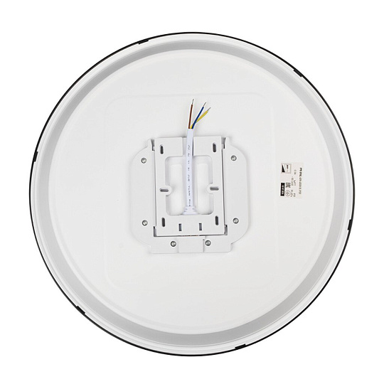 Светильник светодиодный, JazzWay, PPB OPAL, 48 Вт, 6500 К, 3840 Лм, IP20, 37х37х5.5 см, черный, 5061002