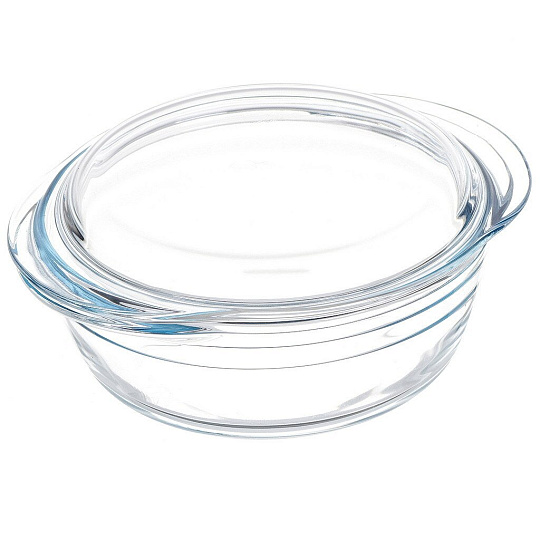 Форма для запекания стекло, 3 шт, 30х21, 35х23, 18 см, 2.6, 2, 1.4 л, с крышкой, бесцветная, Pyrex, Essentials, 912S756/2021