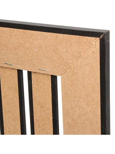 Экран для радиатора, МДФ, 900х600 мм, черный, реечный, Стильный Дом