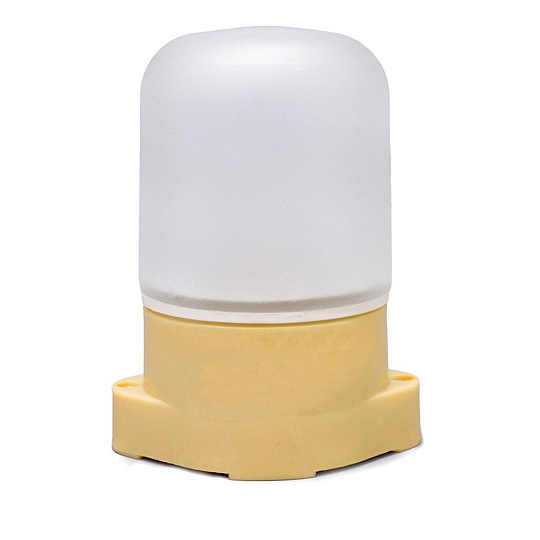 Светильник для бани, General Lighting Systems, GCF-SNP-60-E27-IP65-W,4377, 60 Вт, E27, на 1 лампочку, IP65, НПБ-400, КСС-003, 230В, пластик, сосна, 437784