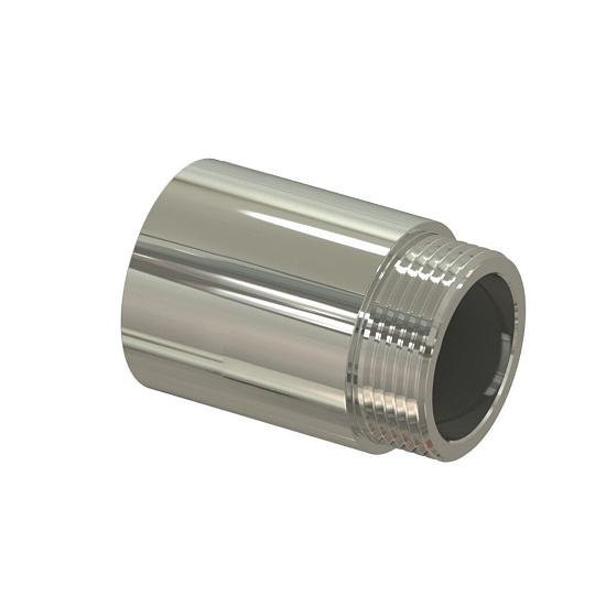 Удлинитель d25х1/2'', хром, латунь, L 25, РосТурПласт