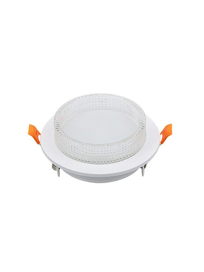 Светильник встраиваемый Асцендио, GX53, круглый, белый, General Lighting Systems, GCL-GX53-H38