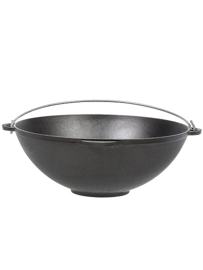 Казан чугун, 8 л, с крышкой, с дужкой, Гардарика, 1608-6