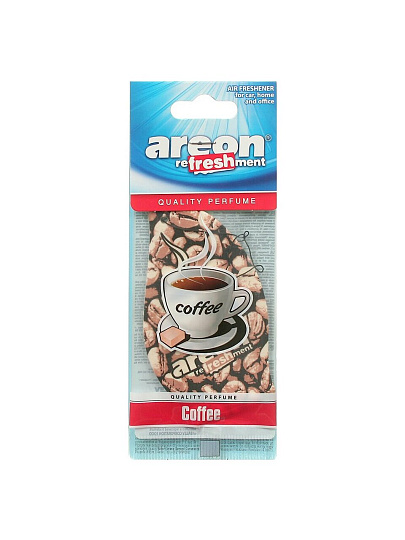 Ароматизатор в машину подвесной, сухой, Areon, Refreshment Кофе, 704-045-321/704-045-21
