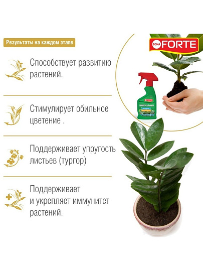 Удобрение Тоник, универсальное, минеральное, жидкость, 250 мл, Bona Forte