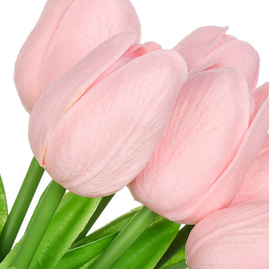 Цветок искусственный декоративный Тюльпан, 7шт., 33 см, розовый, Y6-10417