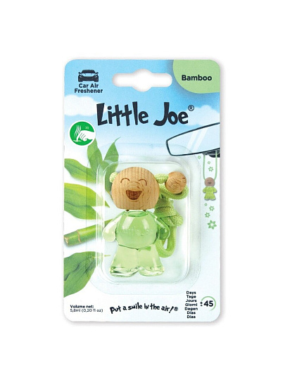 Ароматизатор в машину на дефлектор, жидкость, Little Joe, Bottle Бамбук, 5.8 мл, BJ0851