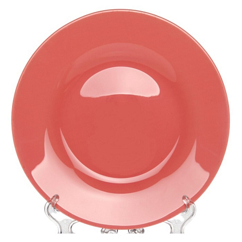 Тарелка обеденная, стекло, 26 см, круглая, Pink City, Pasabahce, 10328SLBD40