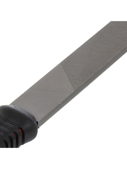 Напильник плоский, 250 мм, №2, пластиковая ручка, Bartex, 12020