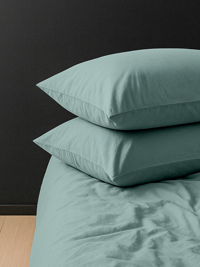 Наволочка 2 шт, Silvano, Green, сатин, 100% хлопок, 50 х 70 см