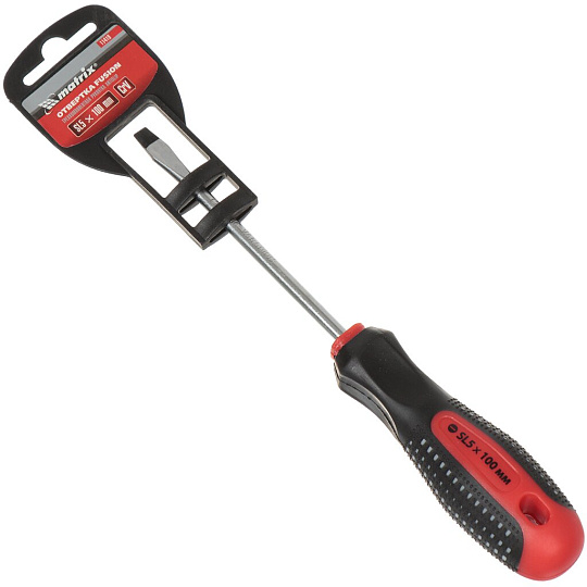 Отвертка плоская Matrix Fusion, CrV 11419, 5х100 мм