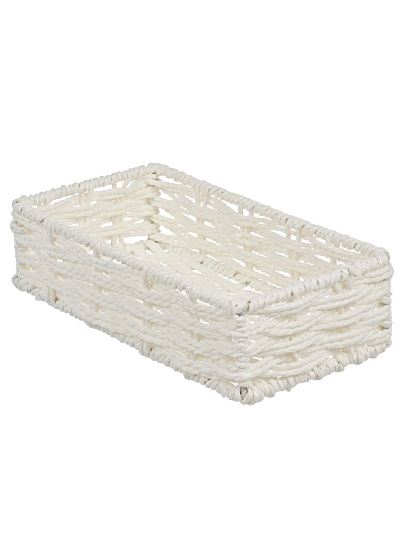 Корзина 26х14х6.5 см, прямоугольная, плетеная, Y4-9673