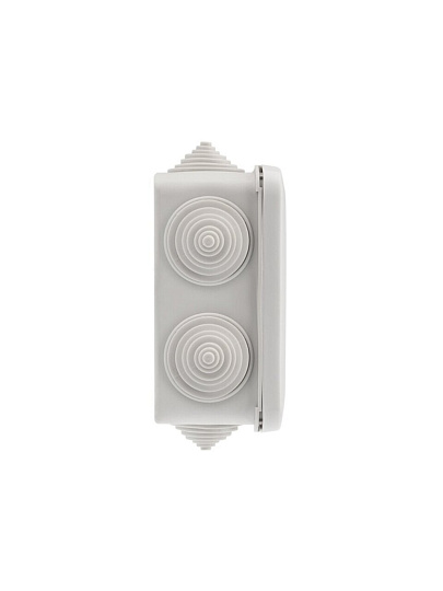Коробка распаячная, полипропилен, открытая, 100х100х50 мм, Rexant, IP55, 28-3056