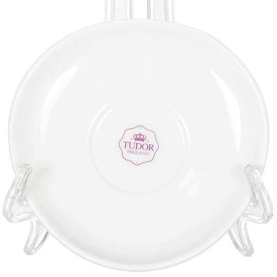 Кофейная пара из фарфора Tudor England Royal white TU9999-2, 90 мл