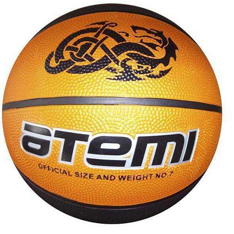 Мяч баскетбольный Atemi, р. 7, резина, BB15, 8 п, окруж 75-78, клееный, 00000105451