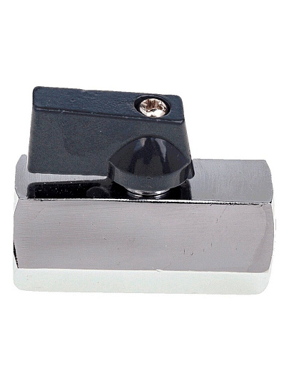 Кран для бытовых приборов, 1/2", г-г, латунь, прямой, ручка-флажок, AquaLink
