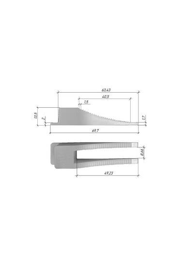 Клин для СВП 50 шт, Prime, 00-00002094