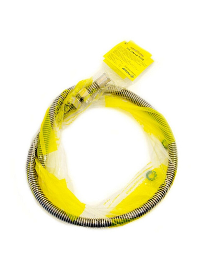 Подводка для газа 1/2''х1 м, г-г, сильфон, ELKA
