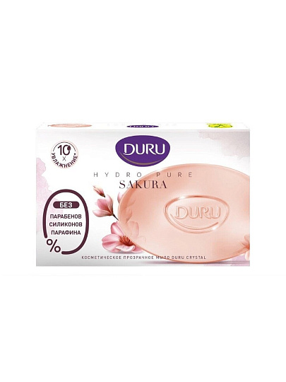 Мыло Duru, Hydro Pure Лепестки сакуры, 106 г, косметическое
