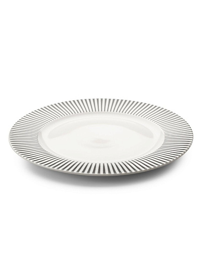 Тарелка десертная, фарфор, 19 см, круглая, Stripes, Apollo, STR-19