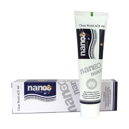 Зубная паста Hanil, Clean world Ace с ионами серебра, 180 мл