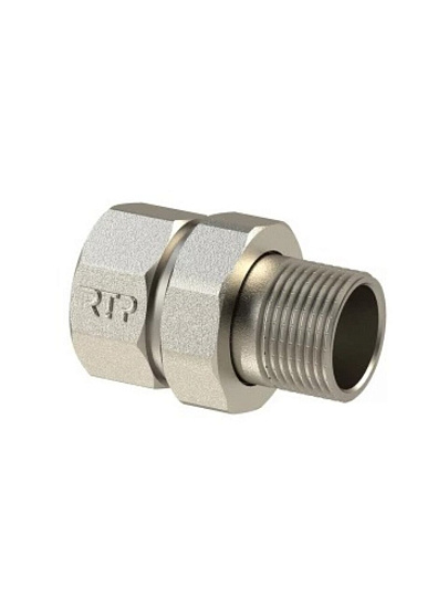 Американка 1/2'', г-ш, никель, прямая, РосТурПласт