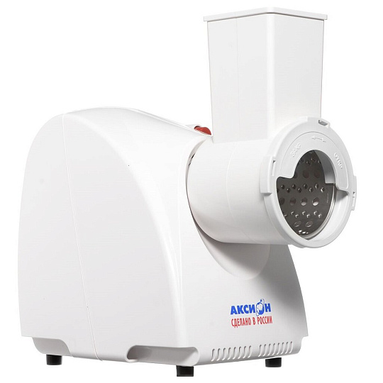 Мясорубка электрическая Аксион, 32.03, 1500 Вт, 1.7 кг/мин, пластик, с отсеком для хранения насадок, овощерезка