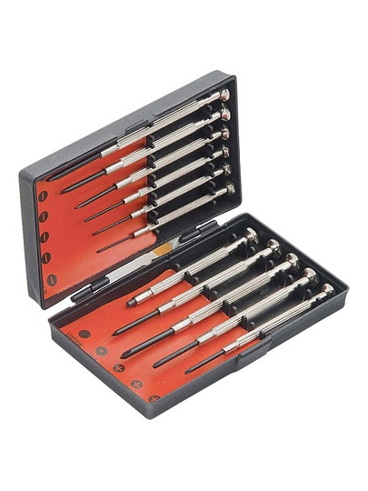 Набор отверток для точных работ, 11 предметов, Sparta, пенал, 133605