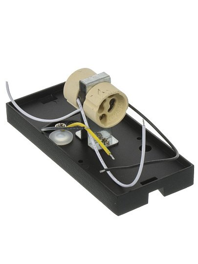 Светильник фасадный General Lighting Systems, GWL-2MR16-GU10-S-IP65, 50 Вт, GU10, на 2 лампочки, IP65, 8х15 см, 2 лампы, IP65, квадратный, черный, 661120