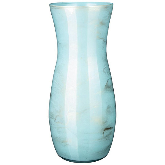 Ваза claudia "golden marble blue" высота 37 см, 316-1607
