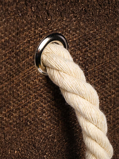Корзина для белья, 40х30х60 см, прямоугольная, коричневая, Y4-7243