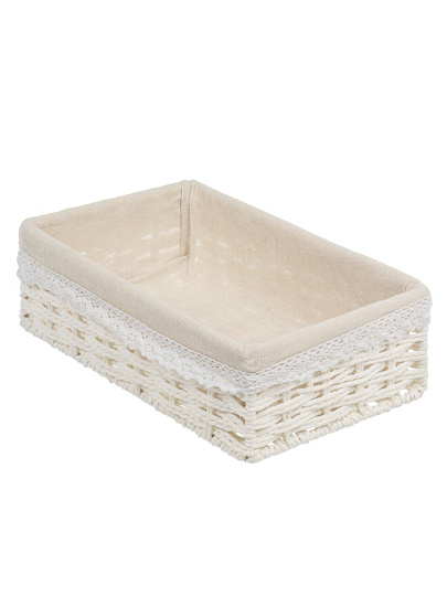 Корзина 30х18х9 см, прямоугольная, плетеная, Y4-9672