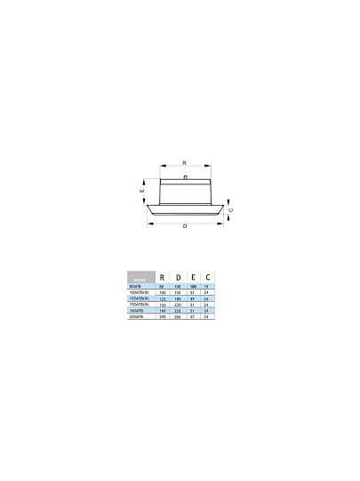 Анемостат диаметр 125 мм, с фланцем, Viento