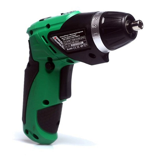 Отвертка аккумуляторная, Instar, 3.6 В, 1.5 А.ч, Li-ion, 200 об/мин, 1 скорость, блистер, АШП 60036