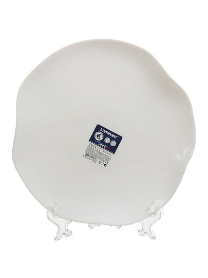 Тарелка десертная, стеклокерамика, 22.5 см, фигурная, Galeo White, Luminarc, V9421